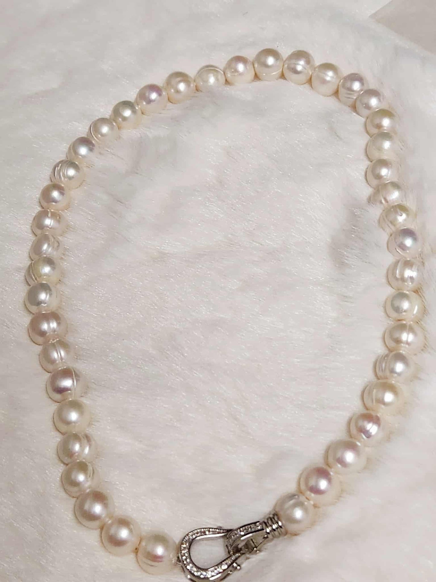 Iris Grey Freshwater |Pearl Necklace