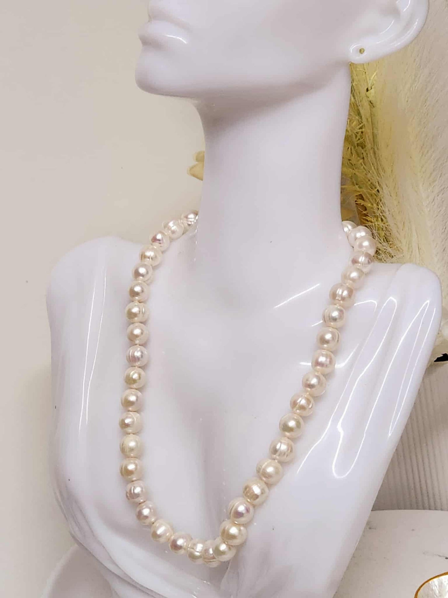 Iris Grey Freshwater |Pearl Necklace