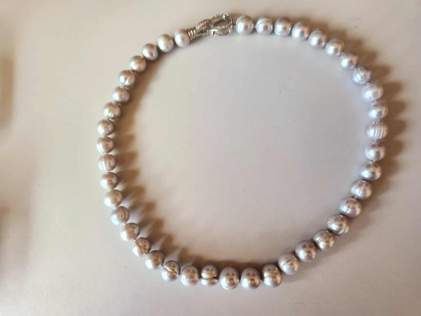 Iris Grey Freshwater |Pearl Necklace