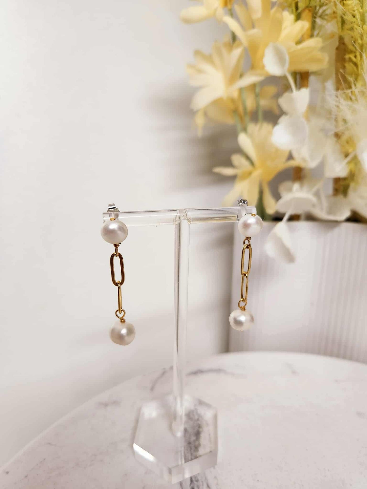 Lily Freshwater Pearl | Drop Earrings