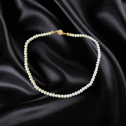 Enchantress' Embrace Double Layer Pearl Choker Necklace