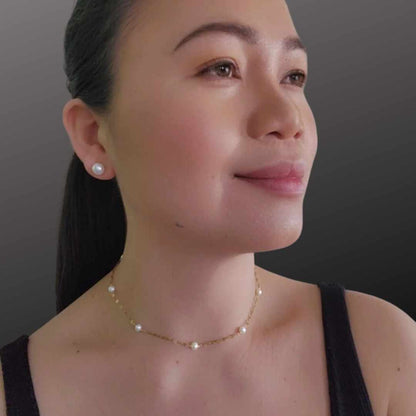 Double-layer Pearl Necklace | Fresh Water Pearl Necklace