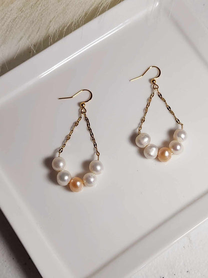 Jasmine Jazz Pearl Dangles| Fresh water Pearl Dangle