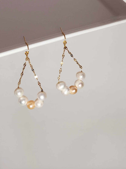 Jasmine Jazz Pearl Dangles| Fresh water Pearl Dangle