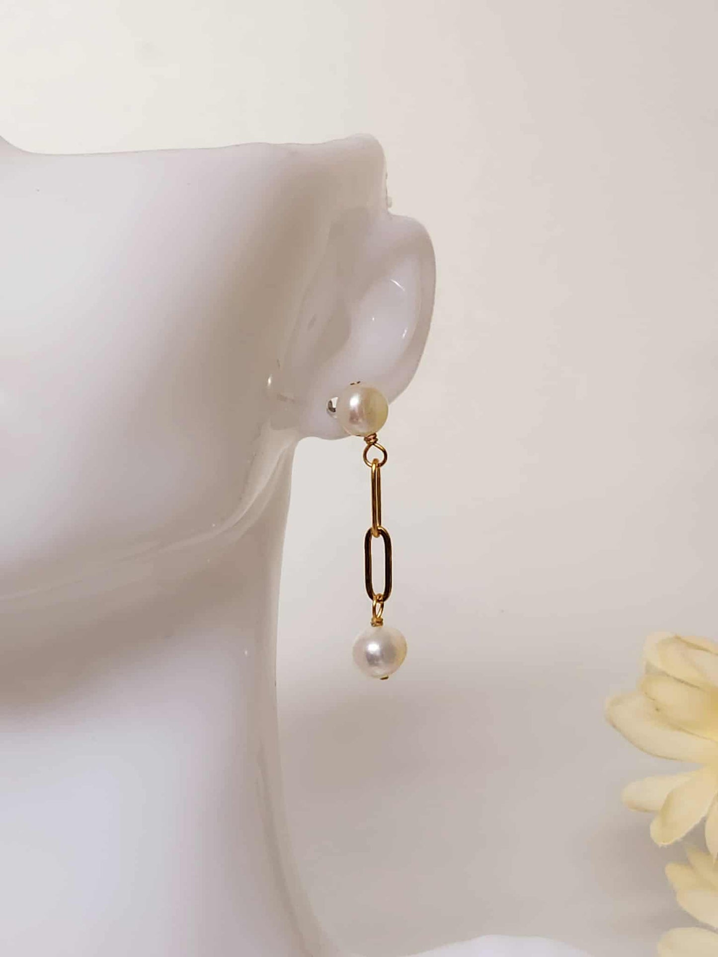 Lily Freshwater Pearl | Drop Earrings