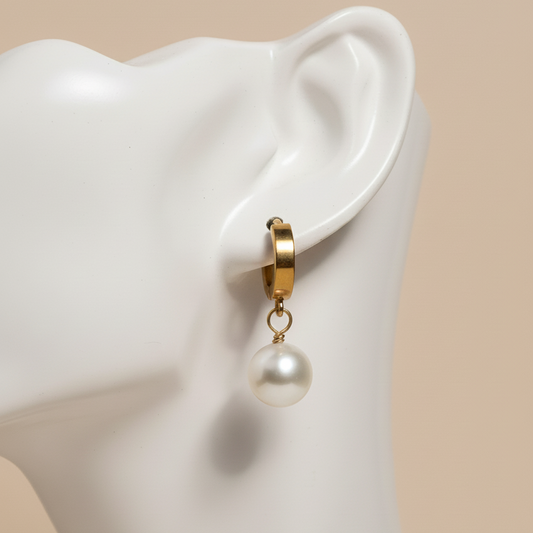 Dainty Marigold Pearl Drop| Fresh water Pearl Jewelry