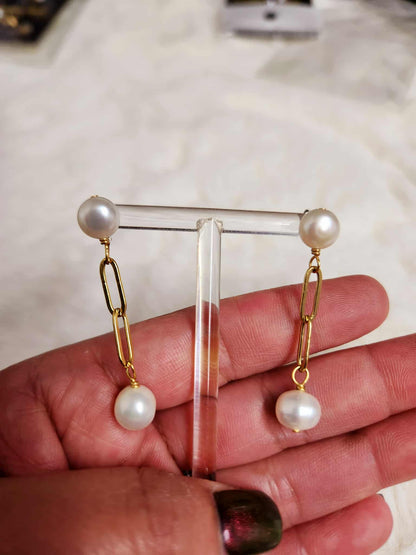 Lily Freshwater Pearl | Drop Earrings