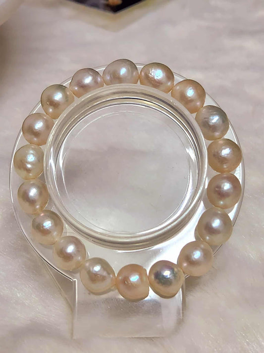 Camellia Natural Baroque |Pearl Bracelet