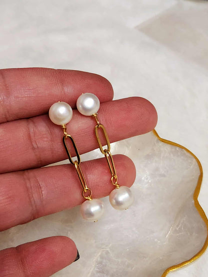Lily Freshwater Pearl | Drop Earrings