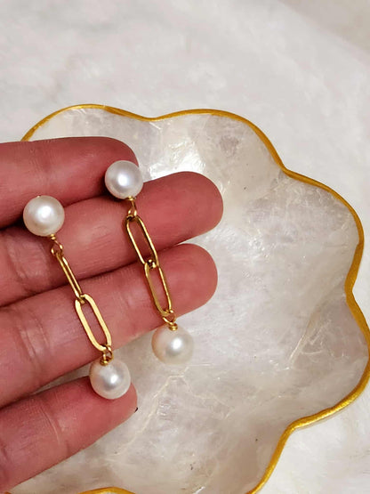 Lily Freshwater Pearl | Drop Earrings
