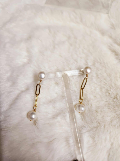 Lily Freshwater Pearl | Drop Earrings